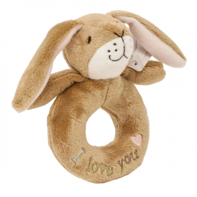 Rainbow Guess How Much I Love You Rabbit Rattle