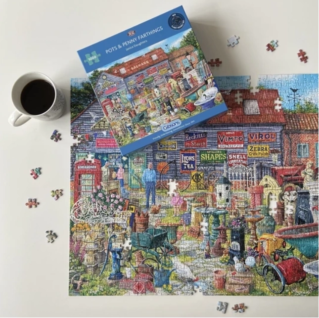 Gibsons Puzzle Treasures and Trinkets 1000 Pieces