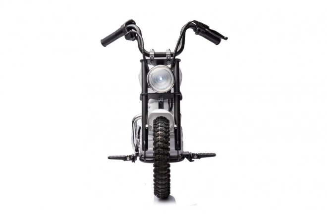 Battery-Powered Electric Motorcycle - 36V White