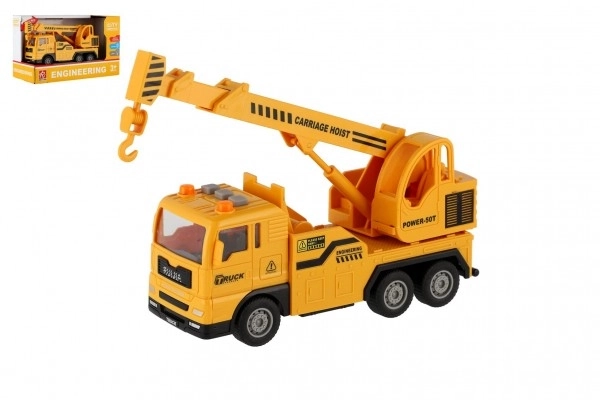 Crane Truck with Lights and Sound for Kids