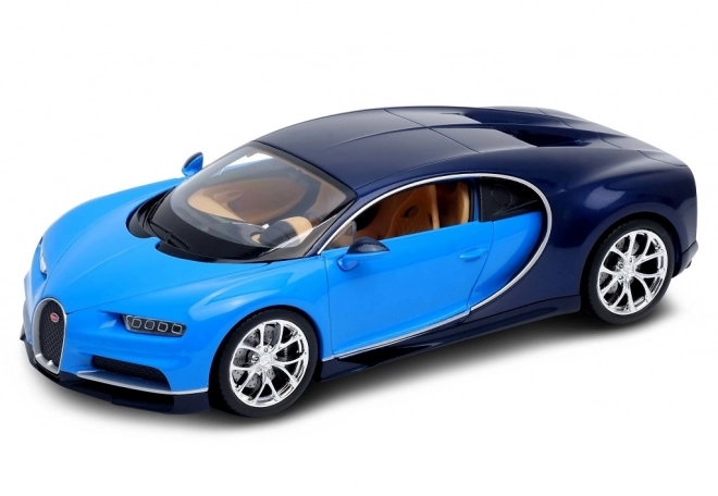 Welly Gold and Black Bugatti Chiron Model Car 1:24