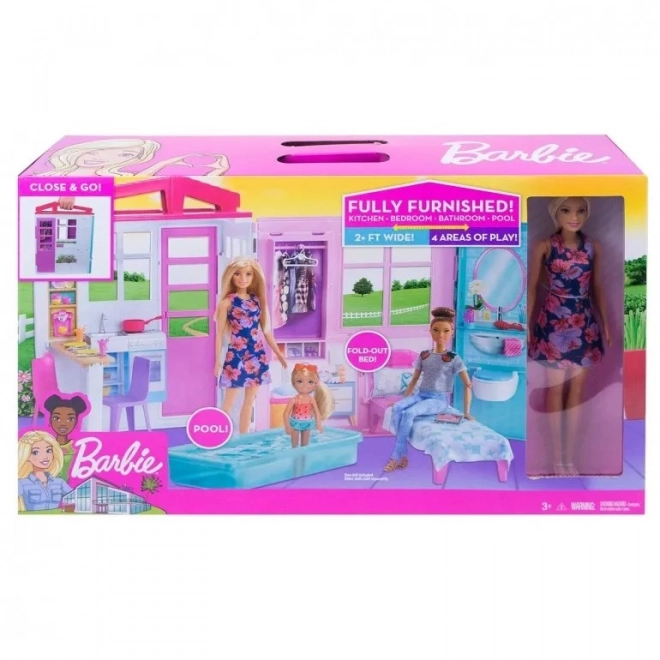 Barbie Cozy House and Doll