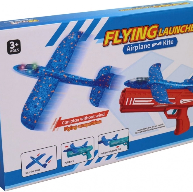 Gun with Launching Plane for Boys