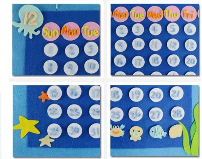 Játékos tanulás napokról és számokról