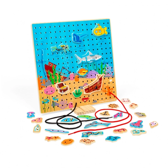 Bigjigs Toys Sea Threading Board