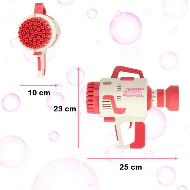 Bubble Gun With Lights - Pink