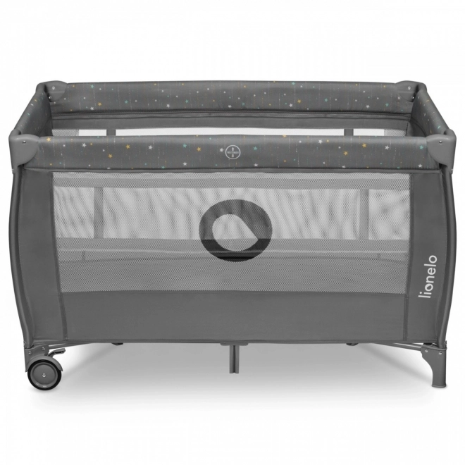 Travel Cot Lionelo Stefi Plus Gray Multicolor