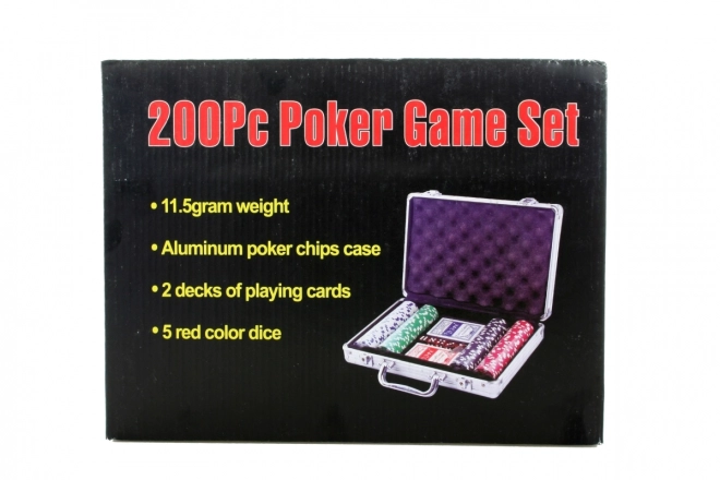 Poker Chip Set in Case