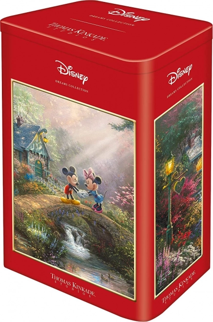 Schmidt puzzle in tin box Mickey & Minnie 500 pieces