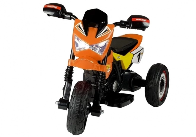 Kids Orange Electric Tricycle Motorcycle