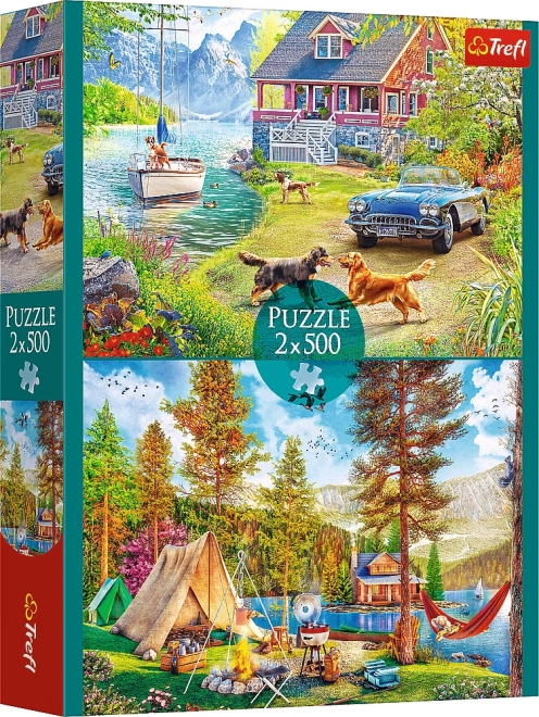 Summer Relaxation 2x500 Piece Puzzles