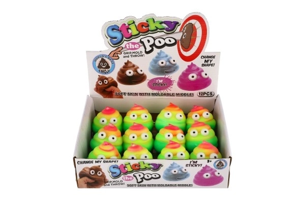 Rainbow Poop Stress Ball Squishy Slime