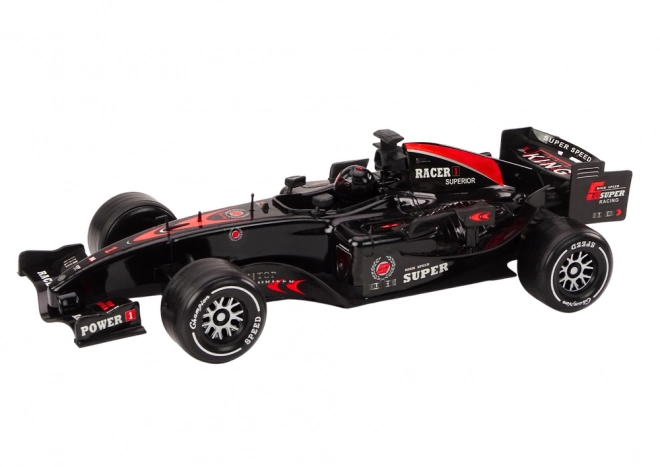 Race Car F1 with Drive 1:10 Black with Sounds