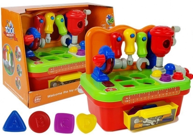 Baby Workshop Tool Set Sorter with Sound and Light