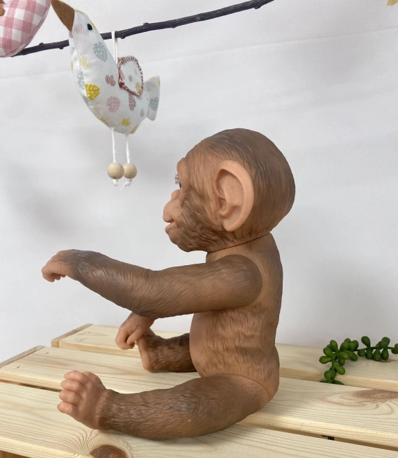 Realistic baby monkey doll with full vinyl body