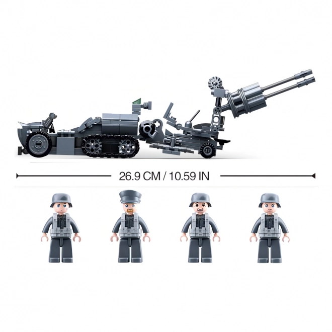 Sluban Army WW2 German Anti-Aircraft Set