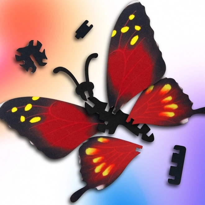 Wooden 3D Puzzle Butterfly