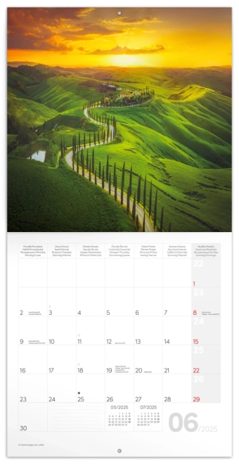 Our Planet 2025 Notique Calendar