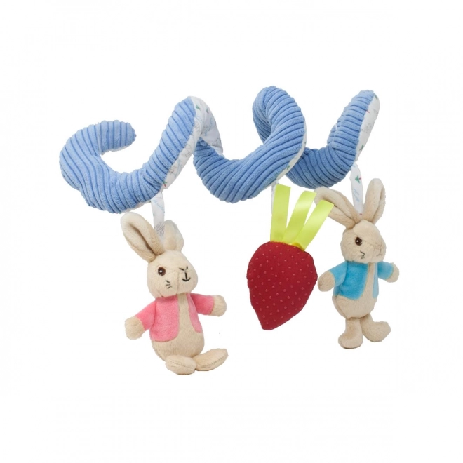 Rainbow Spiral Rattle Flopsy Bunny Activity Toy