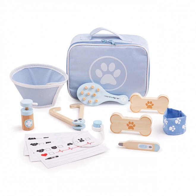 Wooden Veterinary Set for Kids