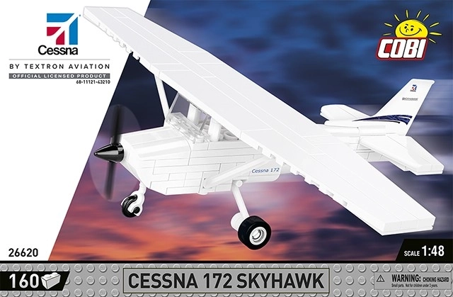 Cobi Building Block Cessna 172 Skyhawk White