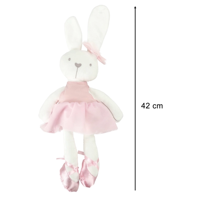 Plush Bunny in Pink Dress