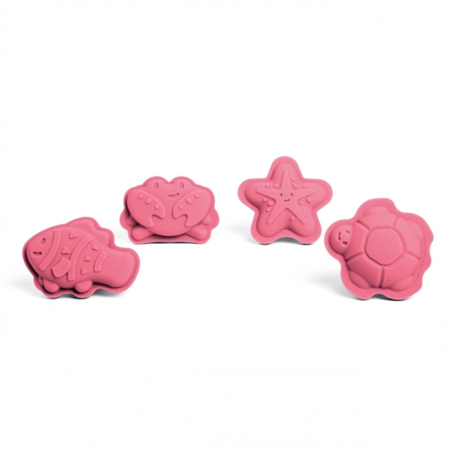 Bigjigs Toys Pink Coral Silicone Sand Molds