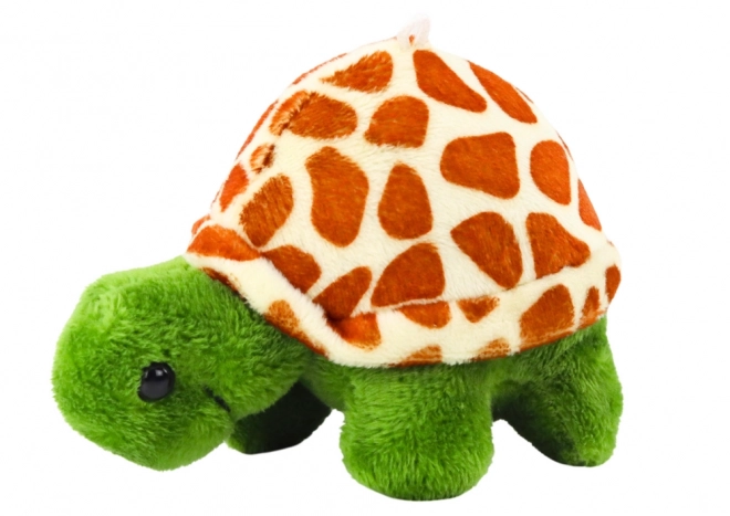 Plush Turtle Keychain Brown