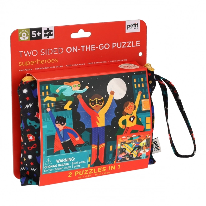 Double-Sided Puzzle Superheroes