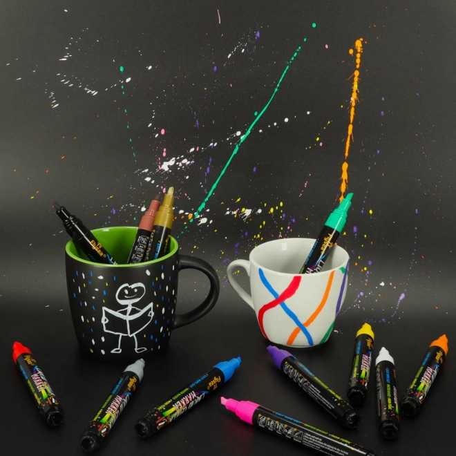 Chalk Markers for Windows and Boards 12 Pack