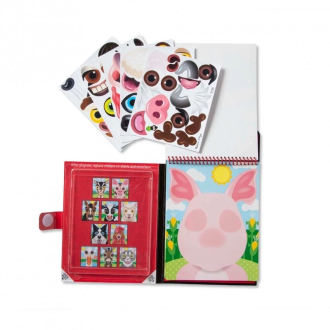 Reusable Sticker Farm Travel Set