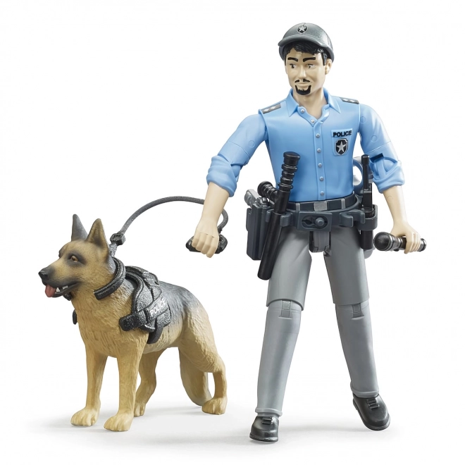 Bruder Policeman with Dog