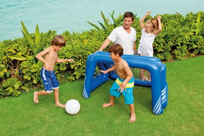 Inflatable Soccer Goal 1.24 x 84 x 76 cm – Blue