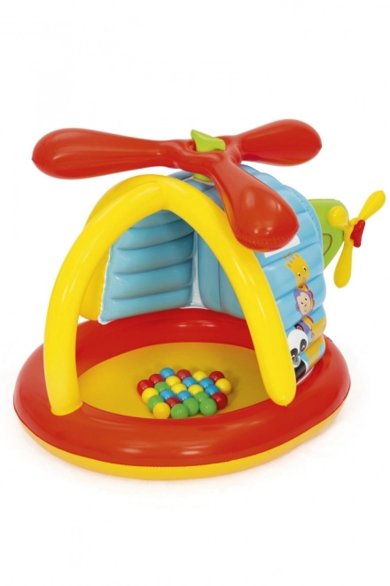 Inflatable Helicopter Playpen with Balls by Fisher-Price Bestway