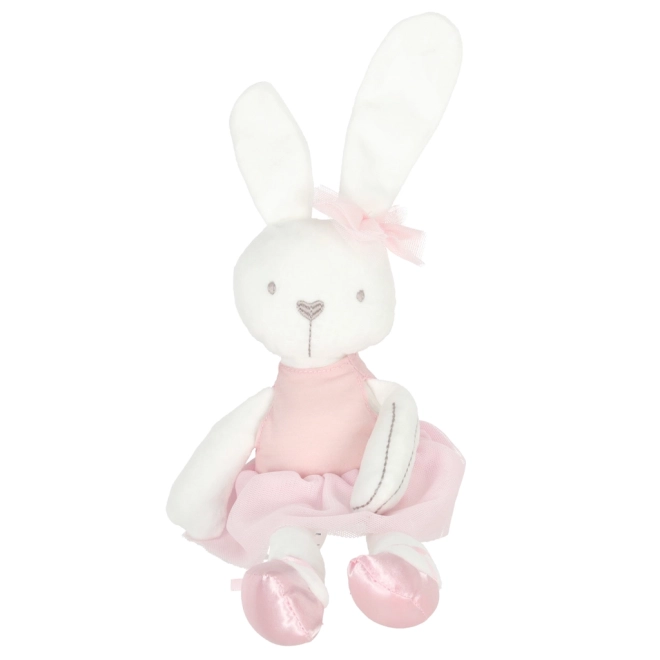 Plush Bunny in Pink Dress