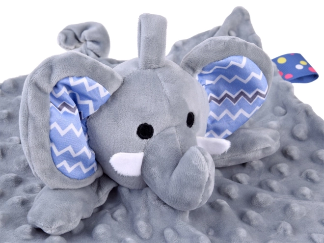 Plush Elephant Comforter with Tags and Teether – elephant