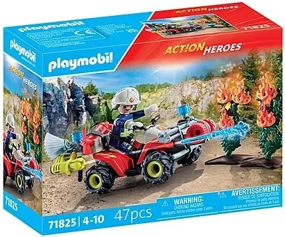 Action Heroes Fire Patrol Quad in Action