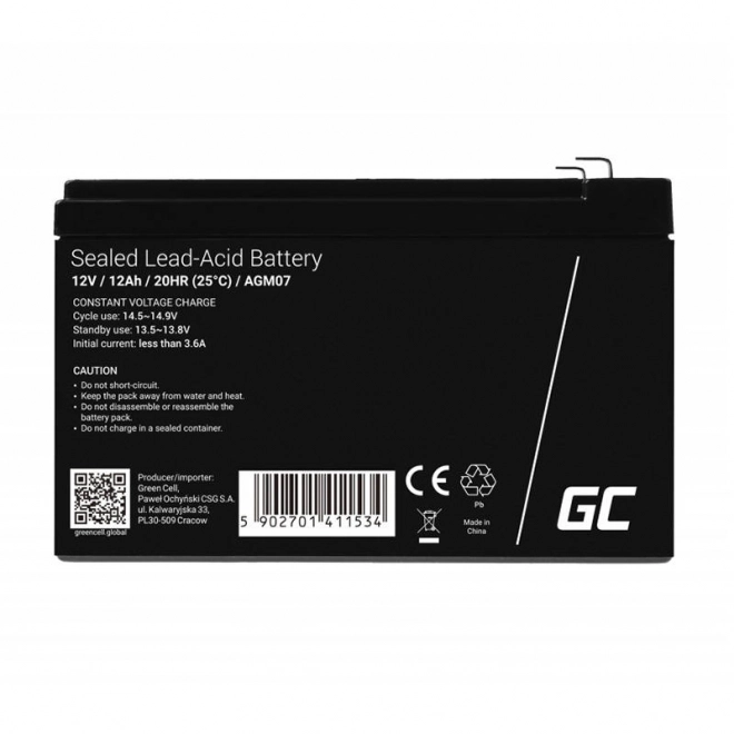 Rechargeable AGM VRLA Battery for UPS and Motor