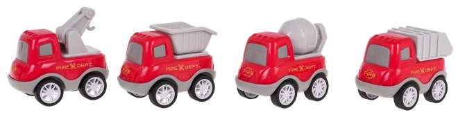 Interactive Tow Truck and Fire Engine Set