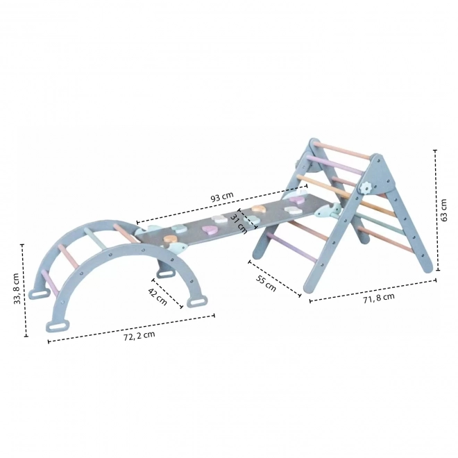 Montessori Wooden Playground Set