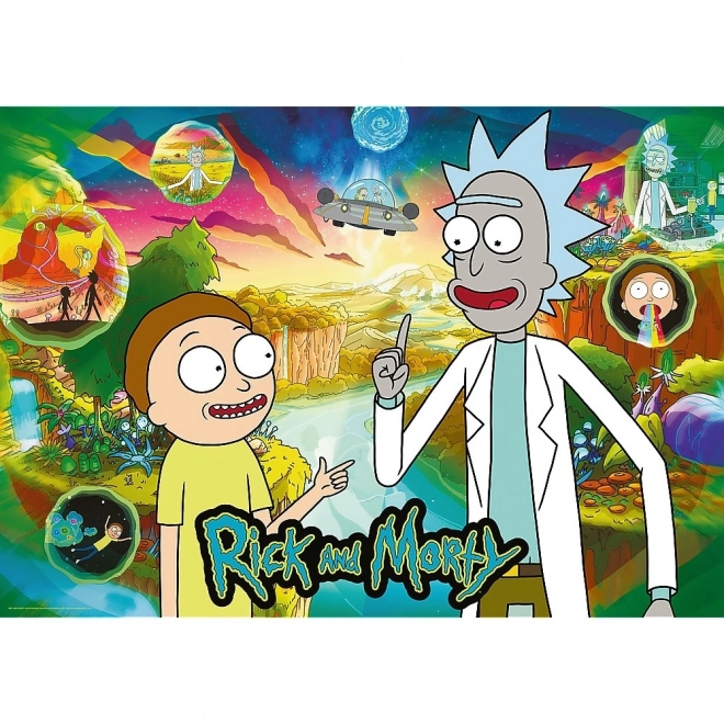 Trefl Premium Plus Puzzle Rick and Morty 1000 Pieces