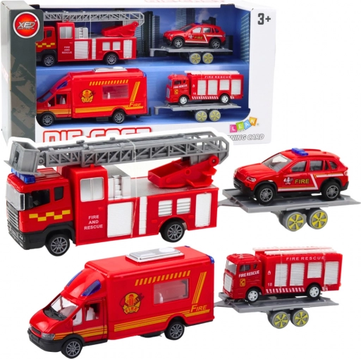 Fire Truck Set with Drive