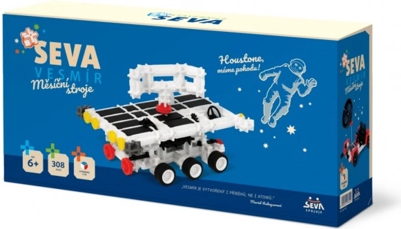 SEVA CONSTRUCTION SET SPACE Lunar Machines plastic 308 pcs in a box 31x16x7 cm