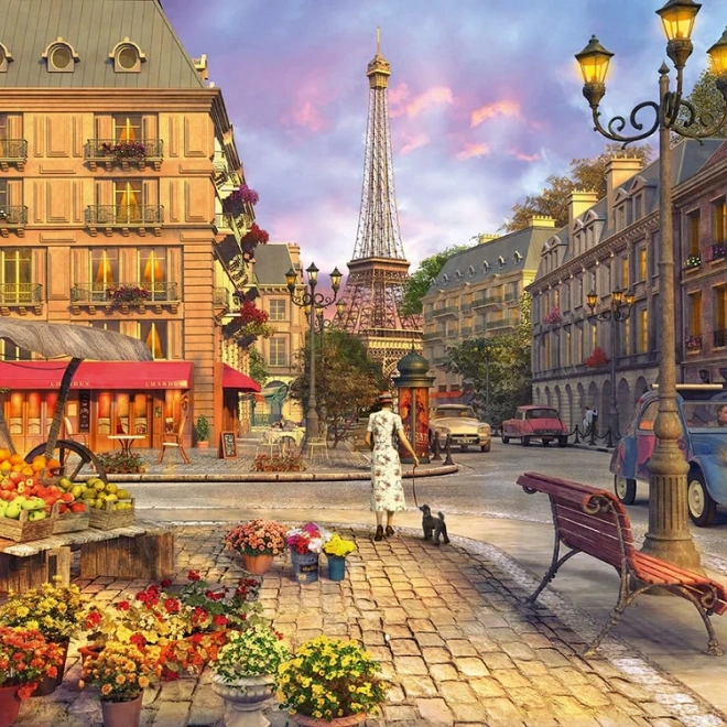 Puzzle Passeggiata Parigi 500 pezzi