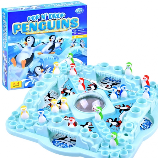 penguin race family board game