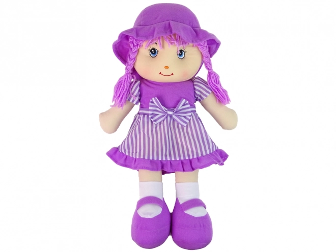 Purple Striped Plush Doll 50 cm