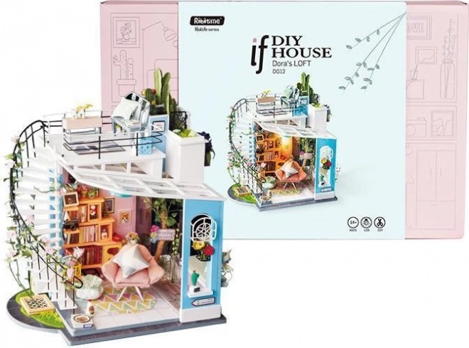 Robotime Rolife Diy Dollhouse with Led Lighting