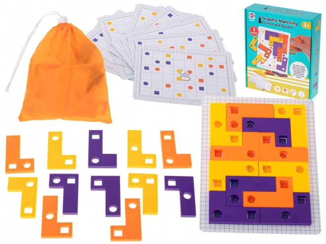 Logical Puzzle Tetris Game with Cards