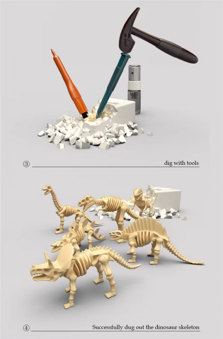 Woopie Little Archaeologist Dinosaur Excavation Kit