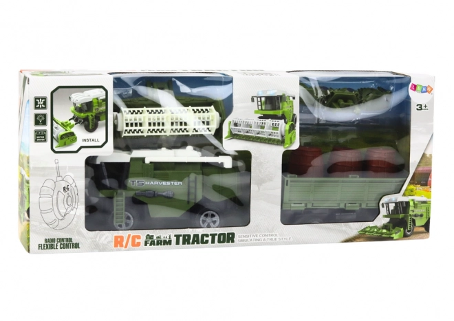 Remote Controlled Farm Harvester with Trailer